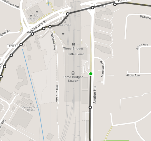 Three Bridges Station